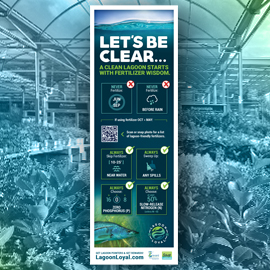 Lagoon Loyal fertilizer sign