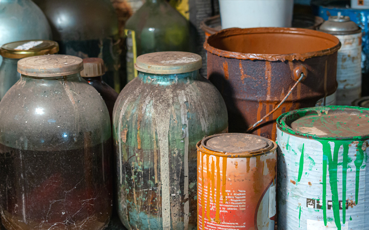 hazardous waste paint oil